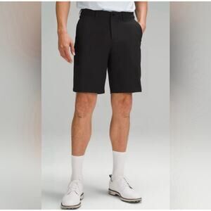 Lululemon Mens Commission Golf Shorts 10" Black 34 Preppy Althletic Performance